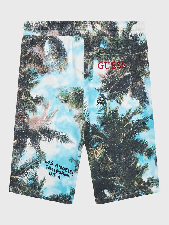 Guess Guess Sporta šorti L3GD04 KA6R3 Daudzkrāsains Regular Fit