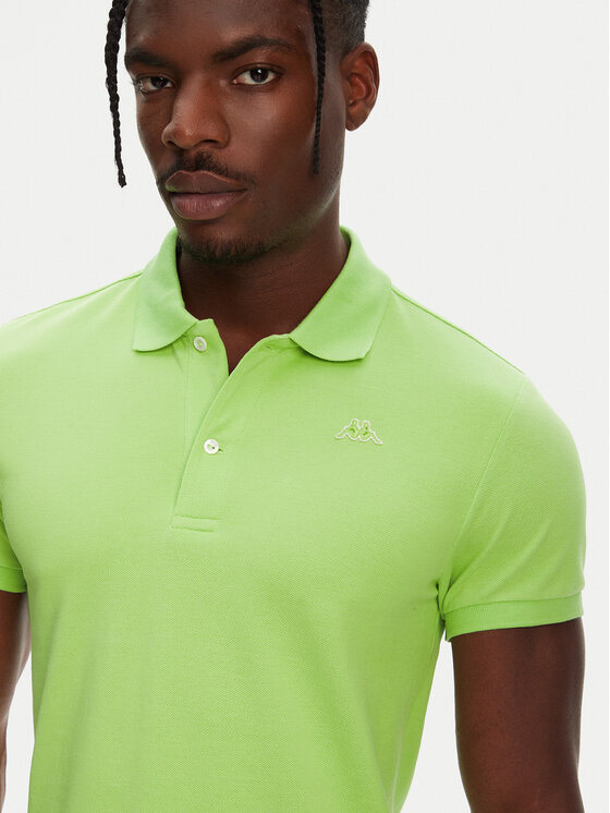 Robe di Kappa Robe di Kappa Polo marškinėliai William 6006170 Žalia Slim Fit