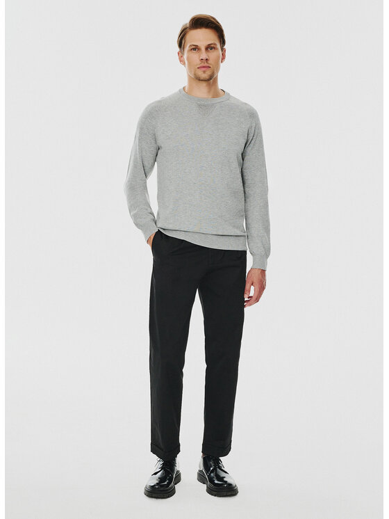Pako Lorente Pako Lorente Sweter P24WF-2X-028 Szary Classic Fit