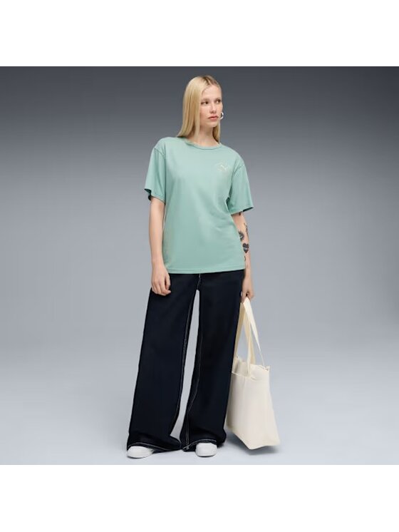 Puma Puma T-Shirt 688130 Zielony Regular Fit