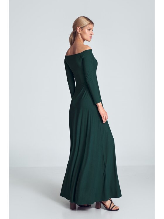 FIGL FIGL Šaty M707 Zelená Regular Fit