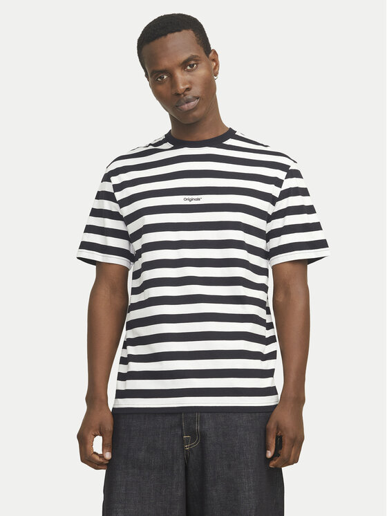 Jack & Jones Jack & Jones Tricou Vesterbro 12265748 Negru Relaxed Fit