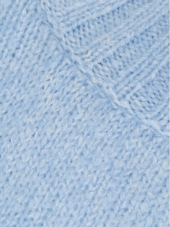 La Mania La Mania Sweter THEIA Niebieski jasny Basic Fit