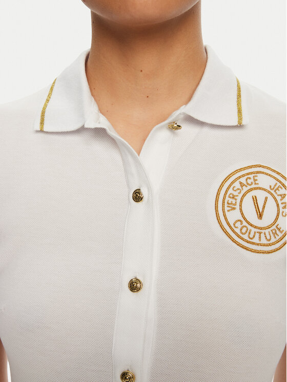 Versace Jeans Couture Versace Jeans Couture Rochie de zi 78HAOT01 Alb Regular Fit