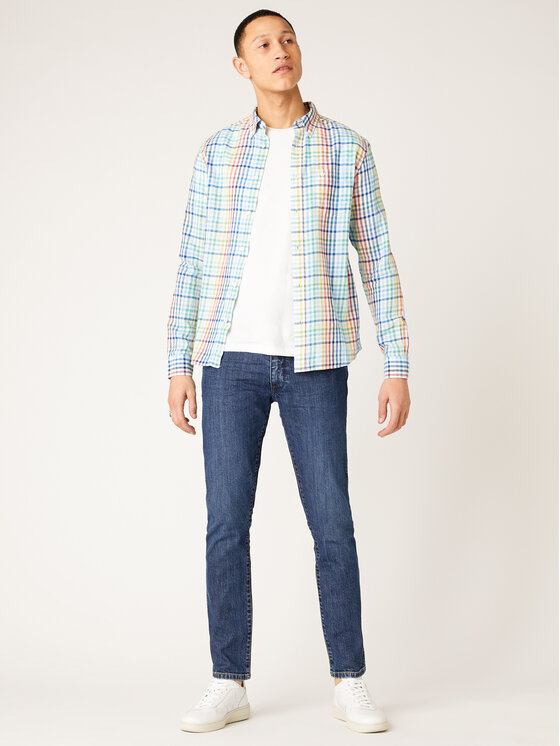 Wrangler Wrangler Camicia Bdown W5A3OR989 112130033 Multicolore Regular Fit