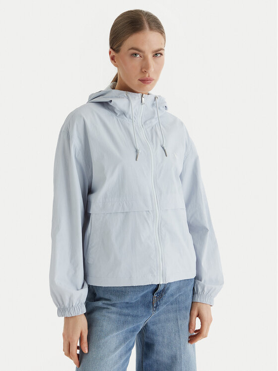 Calvin Klein Jeans Geacă de vânt Essential LV047F507G Albastru celest Regular Fit