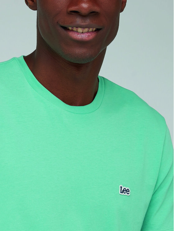 Lee Lee T-shirt L60UFQ41 112330613 Turchese Regular Fit
