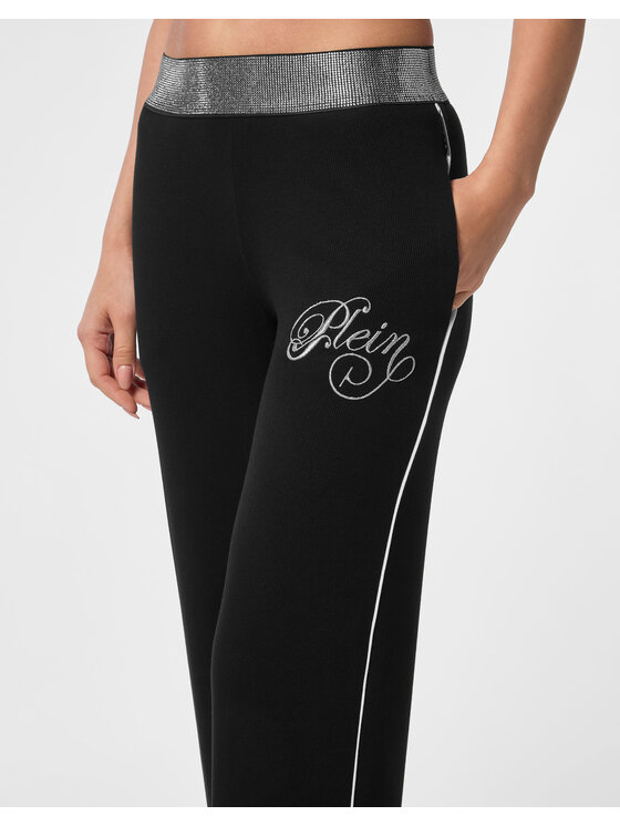 PHILIPP PLEIN PHILIPP PLEIN Spodnie dresowe 27241 Czarny Jogger Fit