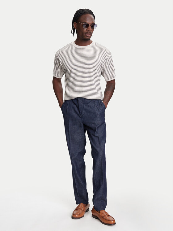 United Colors Of Benetton United Colors Of Benetton Тишърт 1195K109V Бежов Relaxed Fit