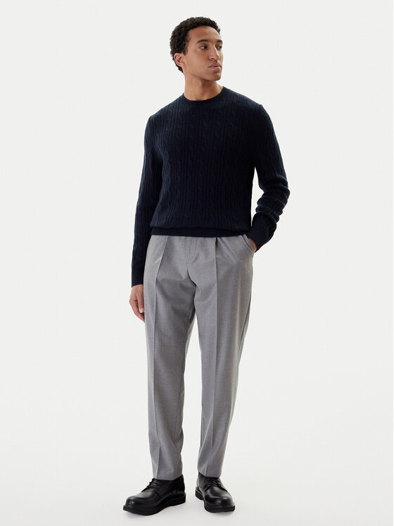 BOSS BOSS Pulover H-Hetico 50549975 Bleumarin Regular Fit