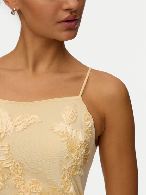 Vero Moda Vero Moda Večerné šaty Quinn 10348532 Žltá Regular Fit