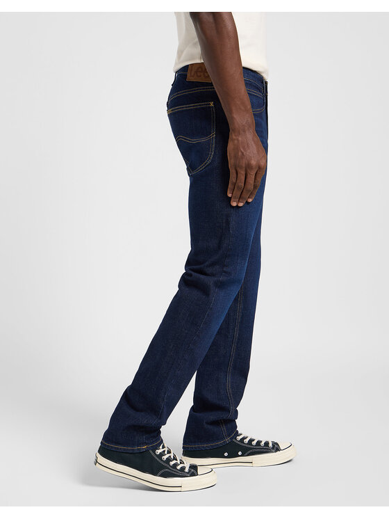 Lee Lee Jeansy DAREN ZIP FLY Niebieski Straight Fit