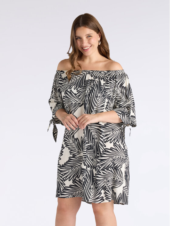 Fiorella Rubino Fiorella Rubino Sukienka codzienna 7004L001169N0S1 Czarny A-Line Fit
