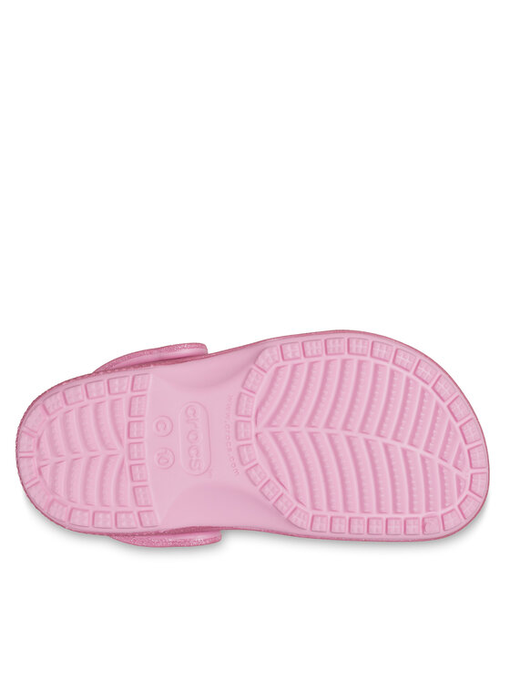 Crocs Crocs Klapki Classic Glitter Kids Clog T 206992 Różowy