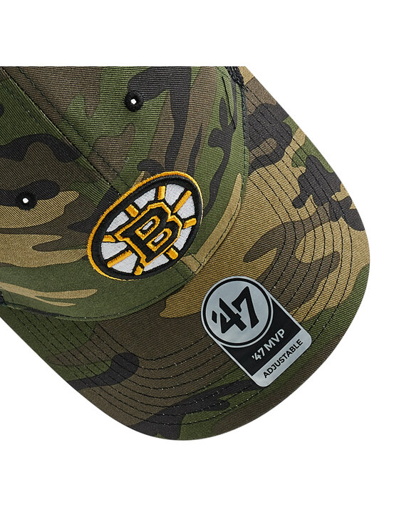 47 Brand 47 Brand Șapcă Nhl Boston Bruins Trucker H-CBRAN01GWP-CM Verde