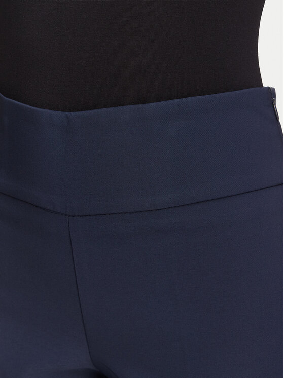 Rinascimento Rinascimento Текстилни панталони CFC0130140003 Тъмносин Flare Fit