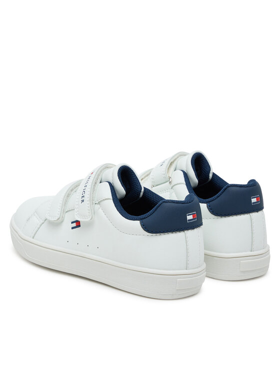 Tommy Hilfiger Tommy Hilfiger Sneakersy Low Cut Velcro Sneaker T1X9-34062-1355 S Biały