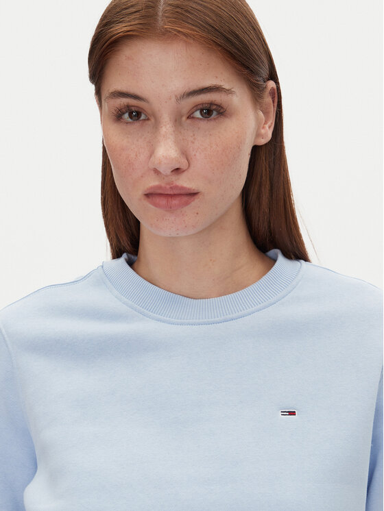Tommy Jeans Tommy Jeans Світшот Tjw Reg S Flag Crew DW0DW19959 Блакитний Regular Fit