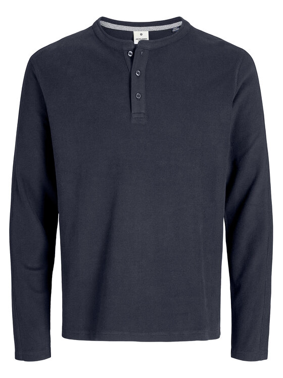 Jack & Jones Jack & Jones Pikkade varrukatega T-särk Blutyrell 12266583 Tumesinine Regular Fit