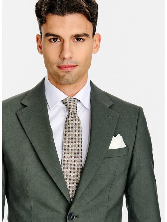 Pako Lorente Pako Lorente Marynarka P26SP-3G-015 Zielony Slim Fit