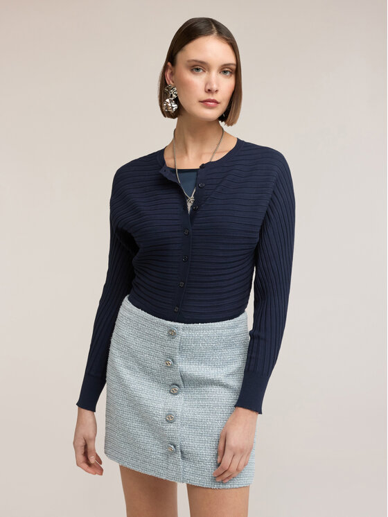 Motivi Motivi Maglione M077W003766N034 Blu Regular Fit