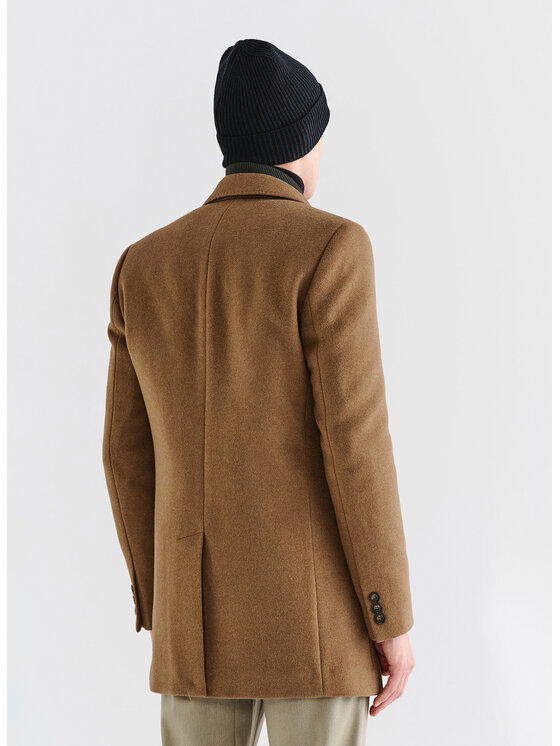 Pako Lorente Pako Lorente Płaszcz P23WF-7X-006 Brązowy Classic Fit