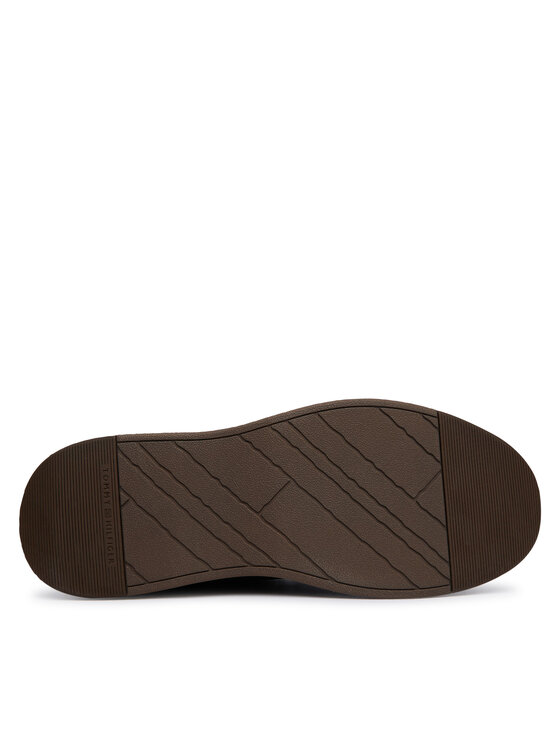 Tommy Hilfiger Tommy Hilfiger Pusbačiai Comfort Nubuck Moc Toe Shoe FM0FM05975 Tamsiai ruda