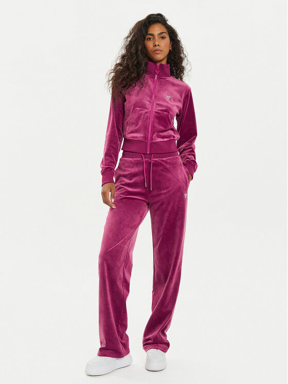 Guess Guess Суитшърт V3BQ22 KBXI2 Розов Regular Fit