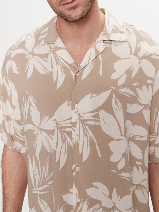 Jack & Jones Jack & Jones Koszula Jeff 12248408 Beżowy Relaxed Fit