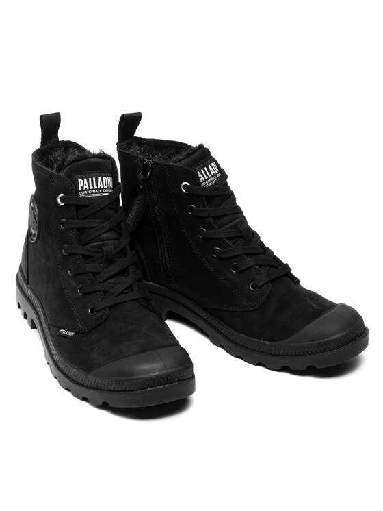 Palladium Palladium Turistická obuv Pampa Hi Zip Wl 05982-010-M Černá