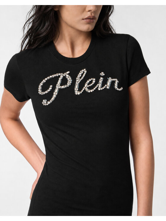 PHILIPP PLEIN PHILIPP PLEIN T-shirt 31071 Nero Skin Tight Fit
