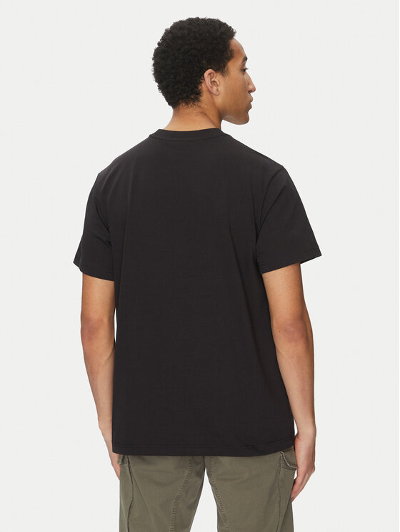 G-Star Raw G-Star Raw Tričko Floock G-Script D25148-C784 Čierna Regular Fit