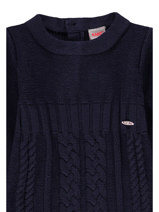 Kanz Kanz Sukienka codzienna 1922168-3000 Granatowy Basic Fit