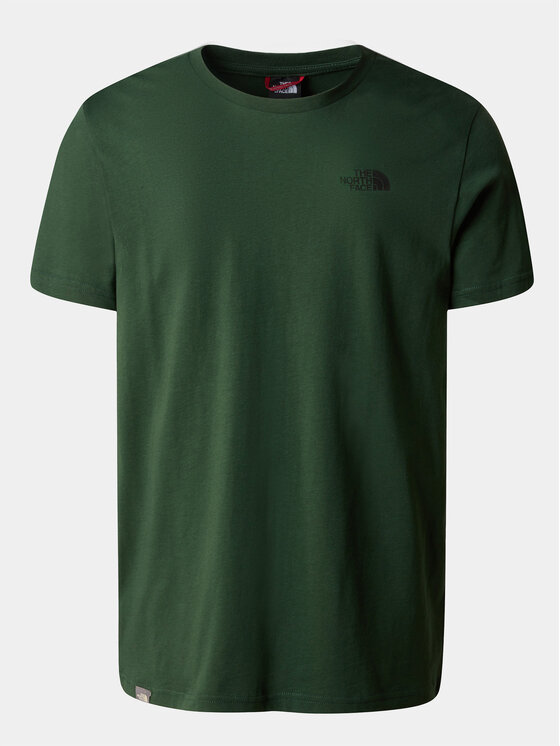 The North Face The North Face T-Shirt Simple Dome NF0A2TX5 Zielony Regular Fit