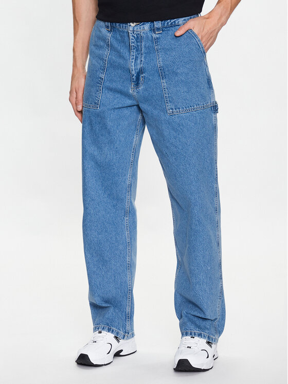 Woodbird Jeans hlače Dizzon Work 2316-110 Modra Regular Fit