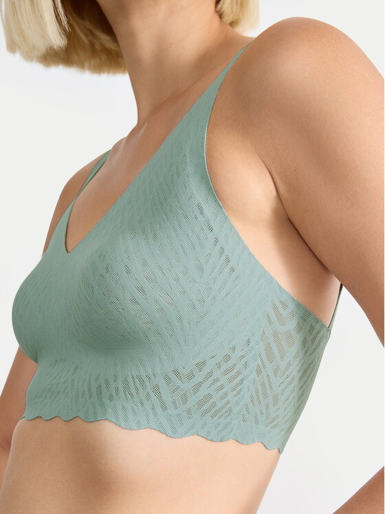Sloggi Sloggi Top nedrček Zero Feel Bliss 10219598 Zelena