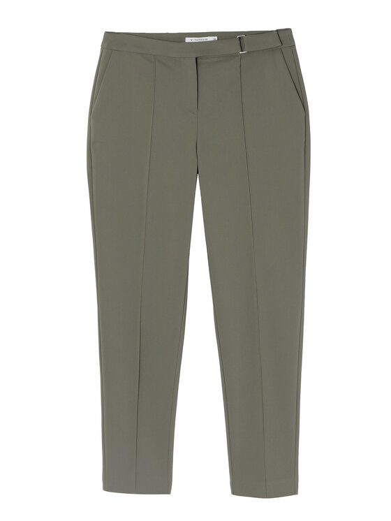 TATUUM TATUUM Spodnie materiałowe JAKINA Khaki Straight Fit
