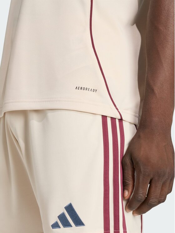 adidas adidas Koszulka techniczna Ajax Amsterdam 25/26 Third Jersey Beżowy Slim Fit