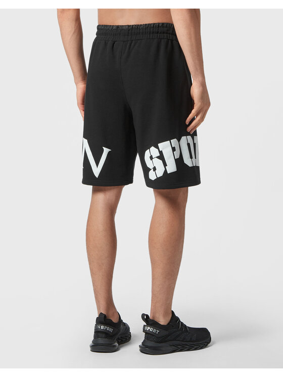 Plein Sport Plein Sport Pantaloncini 1987 Nero Jogger Fit