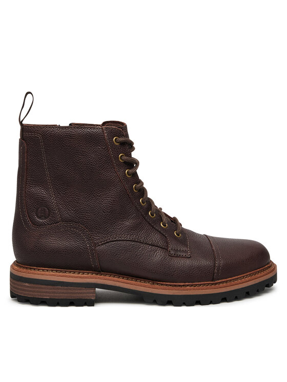 Clarks Šnurovacia obuv Clarkridge Hi 26179729 Hnedá