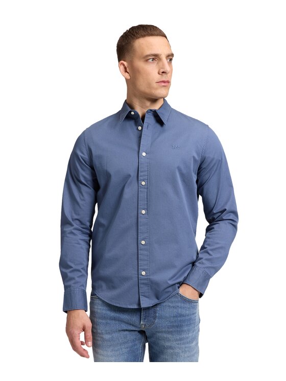 Lee Lee Koszula 112386413 Niebieski Regular Fit