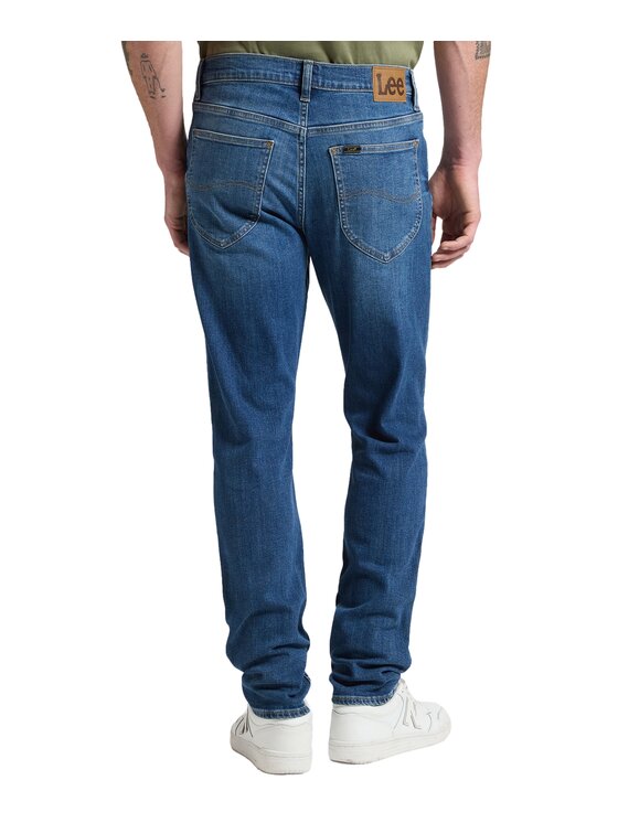 Lee Lee Jeansy 112386552 Niebieski Skinny Fit
