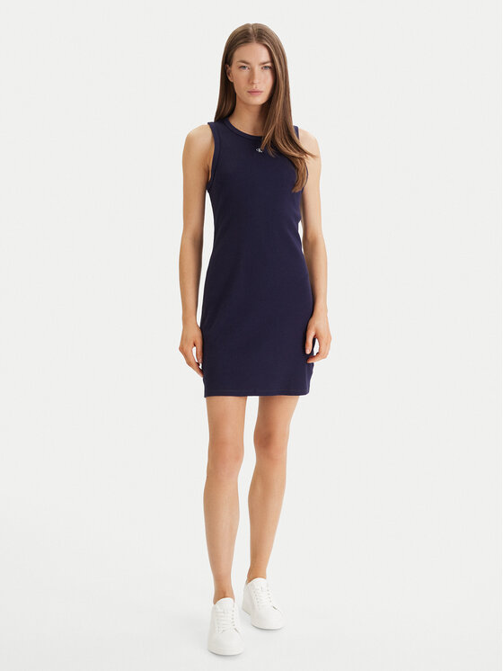 Calvin Klein Jeans Calvin Klein Jeans Každodenné šaty LV047F235G Fialová Slim Fit