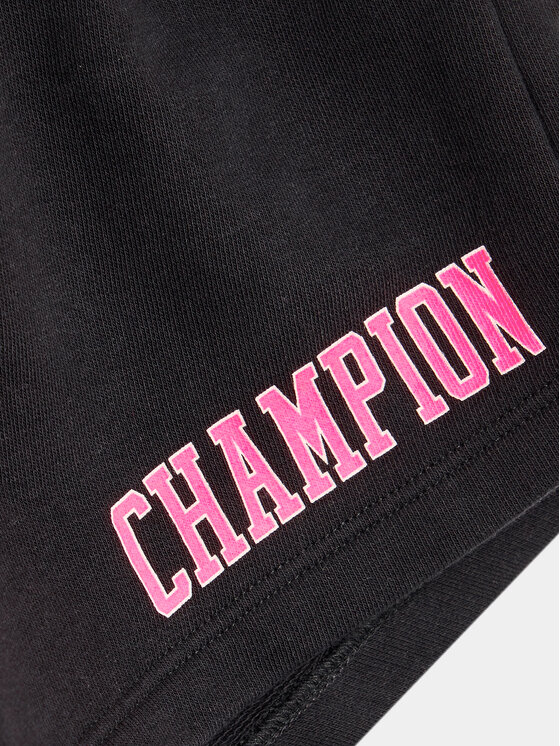 Champion Champion Pantaloni scurți sport 404657 Negru Regular Fit
