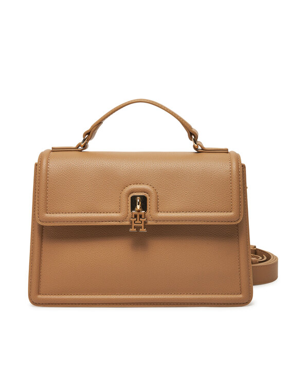 Tommy Hilfiger Torebka Th Eternity Mini Satchel AW0AW17176 Beżowy