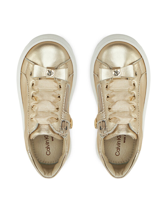 Calvin Klein Jeans Calvin Klein Jeans Sportcipők Sneaker Bassa Allacciata V1A9-83044-0220 Arany
