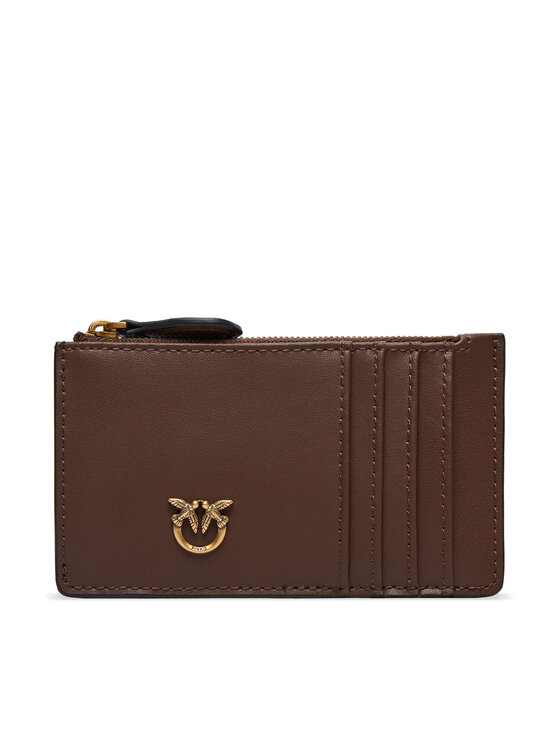PINKO PINKO Pouzdro na kreditní karty Airone Cardholder. AI 23-24 PCPL 100251 A0GK Hnědá