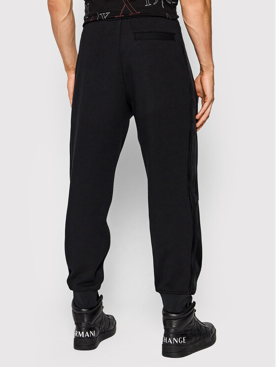 Armani Exchange Armani Exchange Teplákové kalhoty 6KZPFR ZJ6LZ 1200 Černá Regular Fit