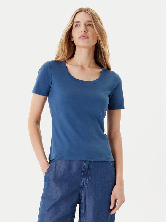 United Colors Of Benetton United Colors Of Benetton T-Shirt 3GA2D1066 Dunkelblau Slim Fit