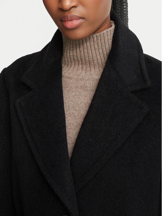 Weekend Max Mara Weekend Max Mara Вовняне пальто Bronte 2625016112 Чорний Regular Fit